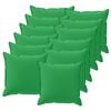 vidaXL Povlak na pol&scaron;t&aacute;ř 12 ks HOUTEN Zelen&aacute; 40 x 40 cm Polyester