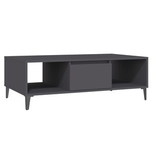 vidaXL Konferenčn&iacute; stolek &scaron;ed&yacute; 103,5 x 60 x 35 cm kompozitn&iacute; dřevo