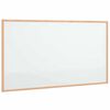 vidaXL Magnetick&aacute; b&iacute;l&aacute; tabule s r&aacute;mem z masivn&iacute;ho borovicov&eacute;ho dřeva 100 x 55 cm