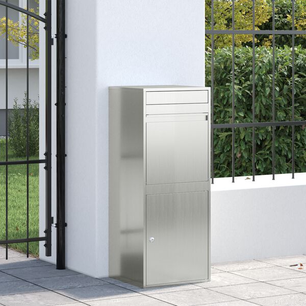 vidaXL Schr&aacute;nka na bal&iacute;ky Čern&aacute; 41 x 38 x 103 cm Pozinkovan&aacute; ocel