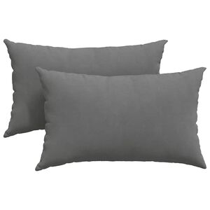 vidaXL Pohovkov&eacute; pol&scaron;t&aacute;ře 2 ks textil Tmavě &scaron;ed&aacute; 50 x 30 cm