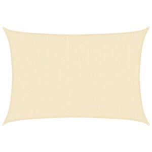 vidaXL Plachta proti slunci 160 g/m&sup2; kr&eacute;mov&aacute; 3,5 x 4,5 m HDPE