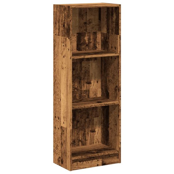 vidaXL Knihovna old wood 40 x 24 x 109 cm kompozitní dřevo