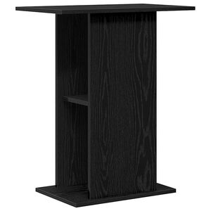 vidaXL Stojan na akv&aacute;rium Dub čern&yacute; 60,5x36x72,5 cm Dřevěn&aacute; konstrukce