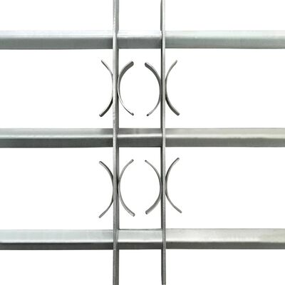 Nastavitelná bezpečnostní okenní mříž se 3 příčkami 700–1050 mm
