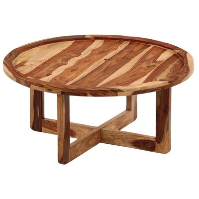 vidaXL Konferenční stolek 80 x 35 cm masivní sheeshamové dřevo