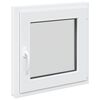 vidaXL Okeno do suter&eacute;nu RISOR 50 x 50 cm PVC a sklo B&iacute;l&aacute;