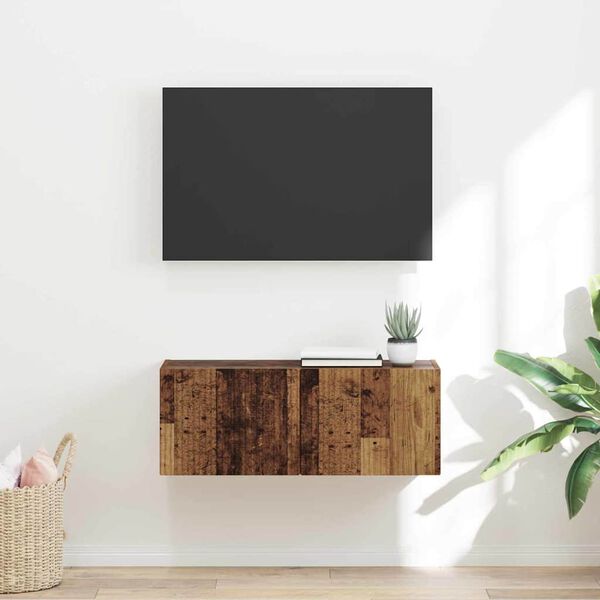 vidaXL TV wall cabinet Star&eacute; dřevo 60 x 31 x 29.5 cm kompozitn&iacute; dřevo