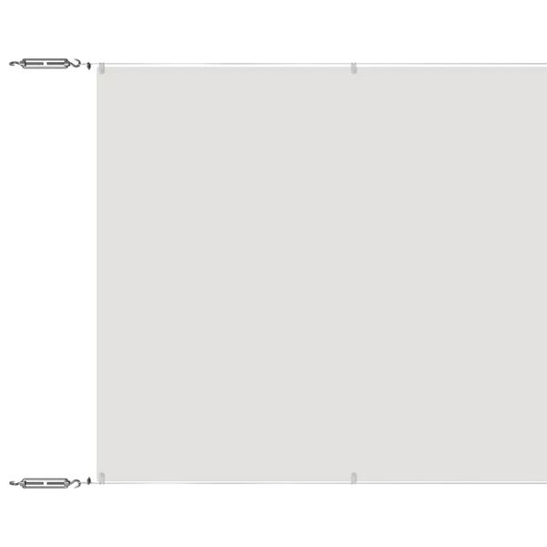 vidaXL Vertik&aacute;ln&iacute; mark&yacute;za b&iacute;l&aacute; 60 x 600 cm oxfordsk&aacute; l&aacute;tka