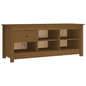 vidaXL Botn&iacute;k medově hněd&yacute; 110 x 38 x 45,5 cm masivn&iacute; borovice