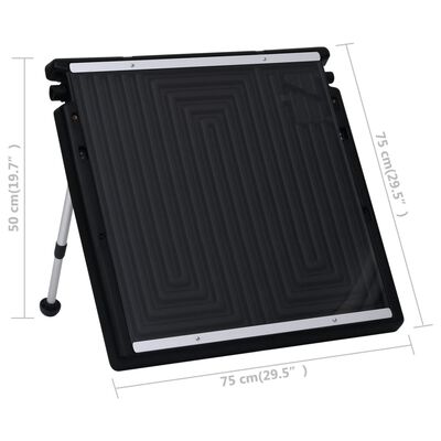 vidaXL Solární panel pro ohřev bazénu 75 x 75 cm