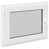vidaXL Okeno do suter&eacute;nu RISOR 90 x 50 cm PVC a sklo B&iacute;l&aacute;