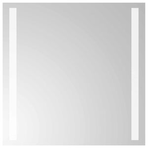 vidaXL LED koupelnov&eacute; zrcadlo Transparentn&iacute; 40 x 40 cm tvrzen&eacute; sklo
