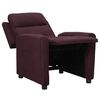 vidaXL Polohovac&iacute; křeslo fialov&eacute; textil