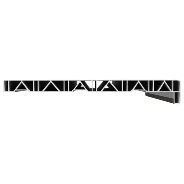 vidaXL Parapet okna Mramorov&yacute; text -enure 60 x 35 x 4,5 cm PVC