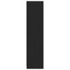 vidaXL Šatní skříň se zásuvkami černá 50x50x200 cm kompozitní dřevo