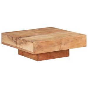vidaXL Konferenčn&iacute; stolek 80 x 80 x 28 cm masivn&iacute; ak&aacute;ciov&eacute; dřevo