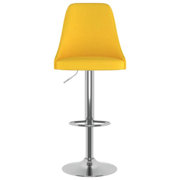 vidaXL Barov&eacute; židle 2 ks hořčicově žlut&eacute; textil