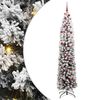 vidaXL Uměl&yacute; v&aacute;nočn&iacute; stromeček Zelen&aacute; 210 cm PVC, ocel a plast