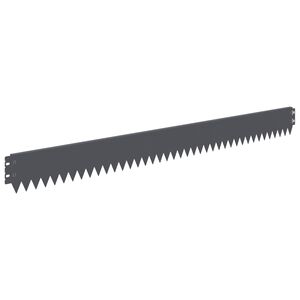 vidaXL Okraj tr&aacute;vn&iacute;ku 10 ks 103 x 10 cm Ocel Antracitov&aacute;