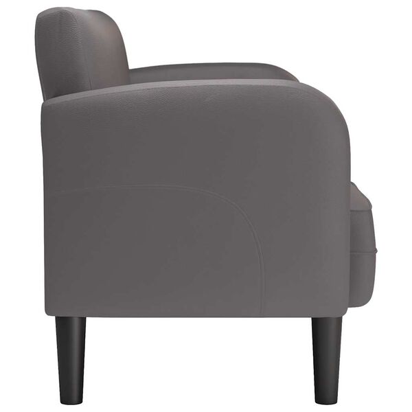 vidaXL Loveseat Sofa &scaron;ed&aacute; 110 cm uměl&aacute; kůže