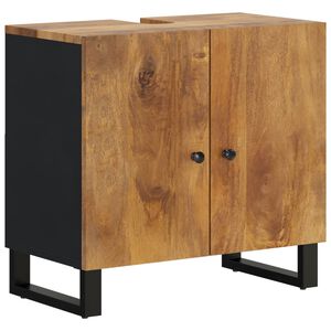 vidaXL Umyvadlov&aacute; skř&iacute;ňka 62 x 33 x 58 cm mangovn&iacute;k a kompozitn&iacute; dřevo