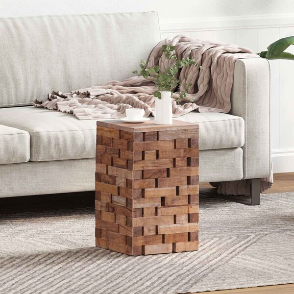 vidaXL Stolička Př&iacute;rodn&iacute; 29 x 29 x 48 cm Masivn&iacute; recyklovan&eacute; dřevo