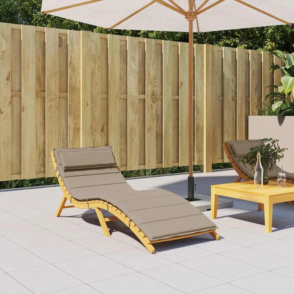 vidaXL Podu&scaron;ka na leh&aacute;tko taupe 180x60x4 cm oxfordsk&aacute; l&aacute;tka