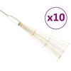 vidaXL Venkovn&iacute; v&aacute;nočn&iacute; ohňostroje 10 ks tepl&eacute; b&iacute;l&eacute; 20 cm 1 400 LED