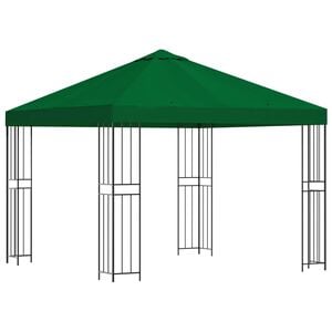 vidaXL Alt&aacute;n 3 x 3 m Zelen&aacute; Polyester a ocel 190 gsm