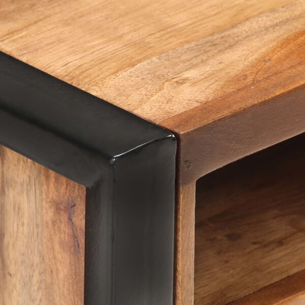 vidaXL Nočn&iacute; stolek 40 x 35 x 55 cm masivn&iacute; ak&aacute;ciov&eacute; dřevo