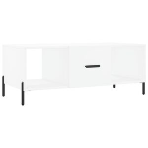 vidaXL Konferenčn&iacute; stolek b&iacute;l&yacute; 102 x 50 x 40 cm kompozitn&iacute; dřevo