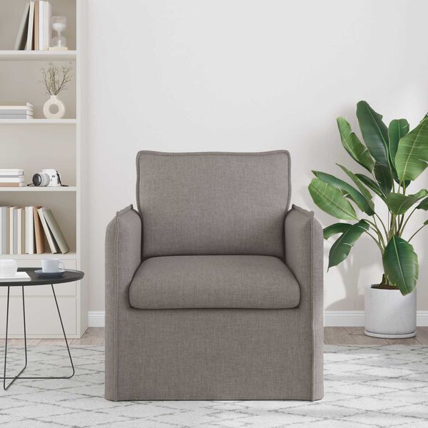 vidaXL Pohovka 60cm Taupe Kov