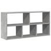 vidaXL N&aacute;stěnn&aacute; police betonově &scaron;ed&aacute; 100 x 25 x 50 cm kompozitn&iacute; dřevo