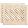 vidaXL N&aacute;bytkov&aacute; dv&iacute;řka mř&iacute;žkov&yacute; design 2 ks 49,5 x 39,5 cm borovice