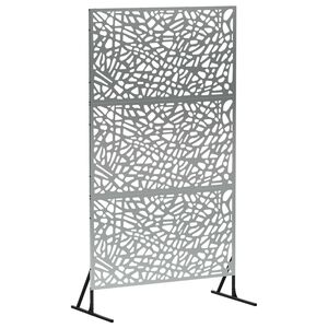 vidaXL Obrazovka pro soukrom&iacute; 100 x 50 x 180 cm Pozinkovan&aacute; ocel