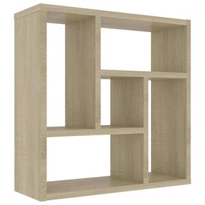 vidaXL N&aacute;stěnn&aacute; police sonoma dub 45,1x16x45,1 cm kompozitn&iacute; dřevo