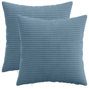 vidaXL Povlak na pol&scaron;t&aacute;ř 2 pcs HEERLEN Modr&aacute; 30 x 30 cm man&scaron;estr