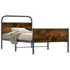 vidaXL R&aacute;m postele bez matrace 107x203 cm dub sonoma kompozitn&iacute; dřevo