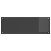 vidaXL Kuchyňská zástěna 2 pcs Tmavě šedá 120 x 40 cm tvrzené sklo