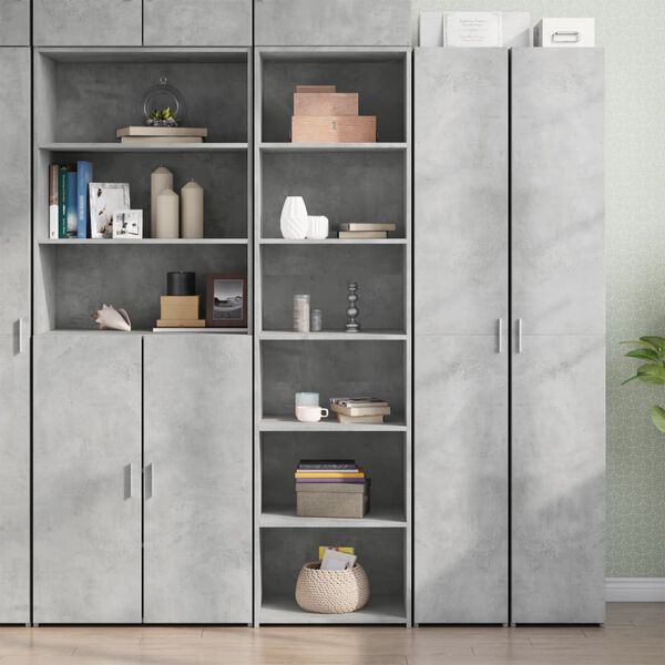 vidaXL Skříň highboard betonově šedá 50 x 41 x 185 cm kompozitní dřevo