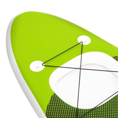 vidaXL Nafukovací SUP paddleboard a příslušenství zelený 330x76x10 cm