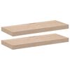 vidaXL Plovouc&iacute; police 2 ks 60 x 23,5 x 4 cm kompozitn&iacute; dřevo