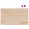 vidaXL Stoln&iacute; desky 3 ks 80x47x1,7 cm obd&eacute;ln&iacute;kov&eacute; masivn&iacute; borov&eacute; dřevo