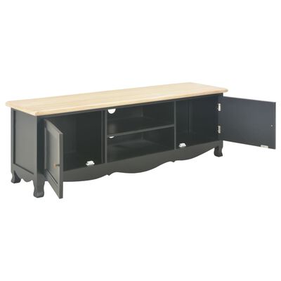 vidaXL TV stolek černý 120 x 30 x 40 cm dřevo