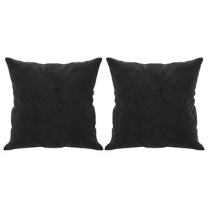 vidaXL Dekoračn&iacute; pol&scaron;t&aacute;ře 2 ks čern&eacute; 40 x 40 cm samet