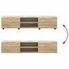 vidaXL Sestava TV skř&iacute;něk se z&aacute;suvkou Sonoma dub kompozitn&iacute; dřevo