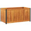 vidaXL Zahradn&iacute; truhl&iacute;k 85 x 45 x 44 cm masivn&iacute; ak&aacute;ciov&eacute; dřevo a ocel