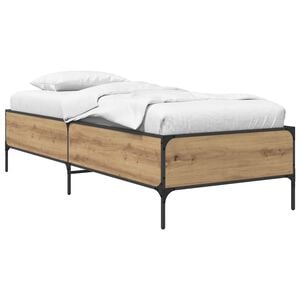 vidaXL R&aacute;m postele Dub artisan 80 x 200 cm Kompozitn&iacute; dřevo