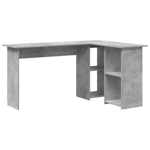 vidaXL Stůl Betonově &scaron;ed&aacute; 142 x 102 x 73 cm Kompozitn&iacute; dřevo